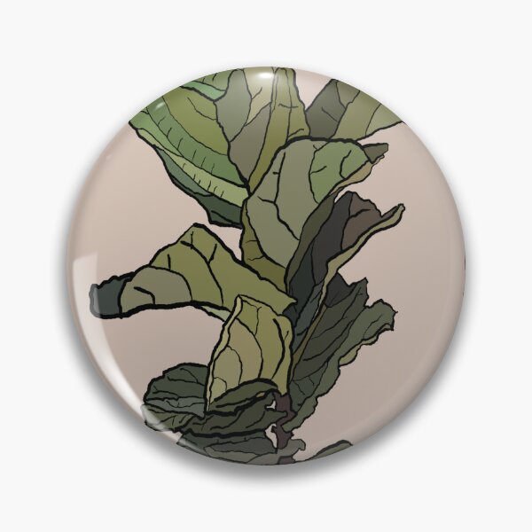 Item preview, minimalistic ficus plant designed and sold by netaveyoav.