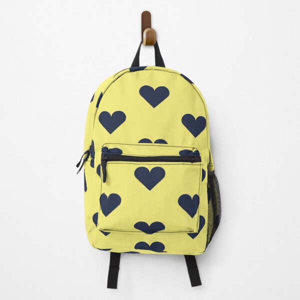 Item preview, Medium NAVY BLUE & YELLOW LOVE HEARTS designed and sold by RachelMacht.