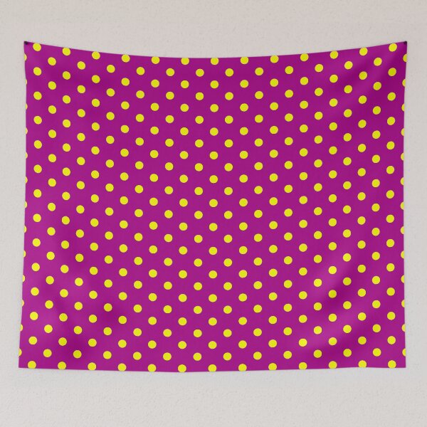 Item preview, Purple and Yellow Mini Polka Dots designed and sold by Jeallan Designs.