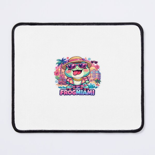Item preview, Cute Roller Skating Miami Beach Frog designed and sold by Cozy404Lab.