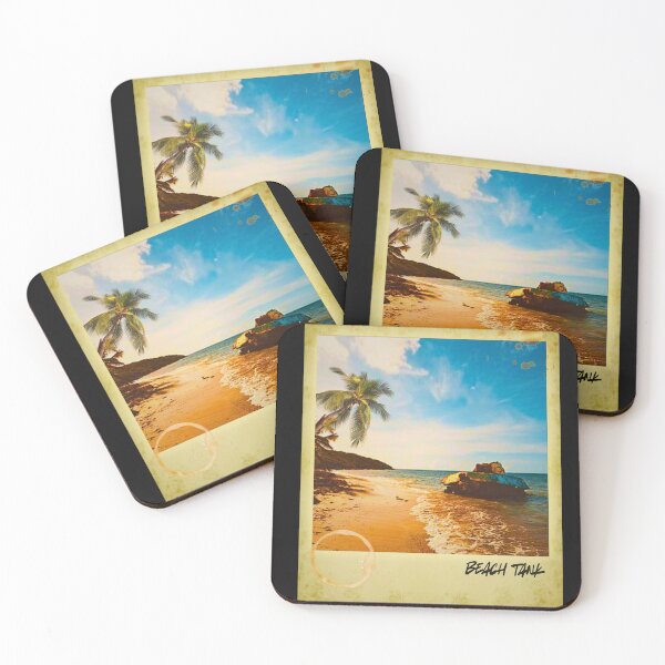 Item preview, Vintage photo tank at the beach designed and sold by OneKaasarts.