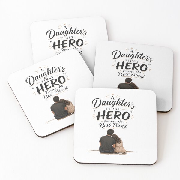 Item preview, A Daughter’s First Hero, Forever Her Best Friend designed and sold by MariMarArt.
