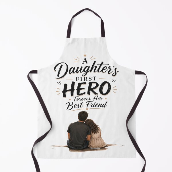 Item preview, A Daughter’s First Hero, Forever Her Best Friend designed and sold by MariMarArt.