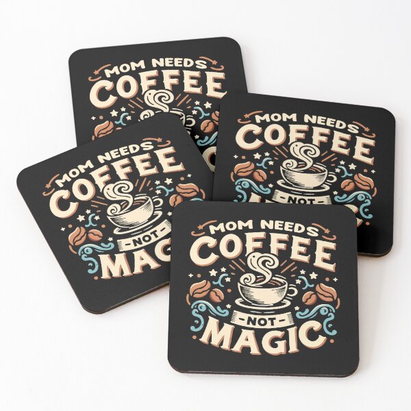 Item preview, Mom Needs Coffee Not Magic designed and sold by Scaryzz.