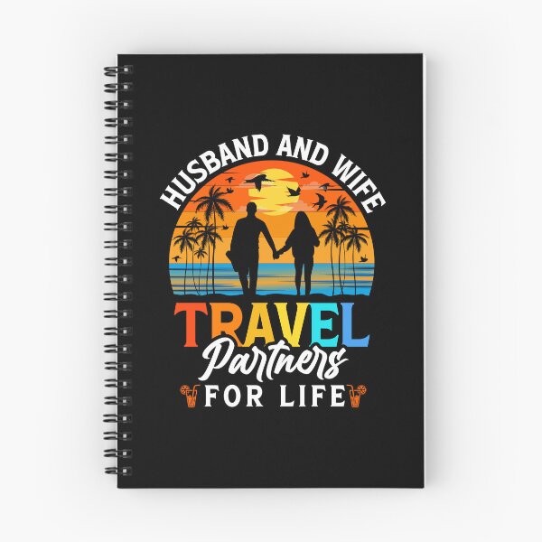 Item preview, Husband and Wife Travel Partners Couple Travel Vacation designed and sold by Achrafdesign.