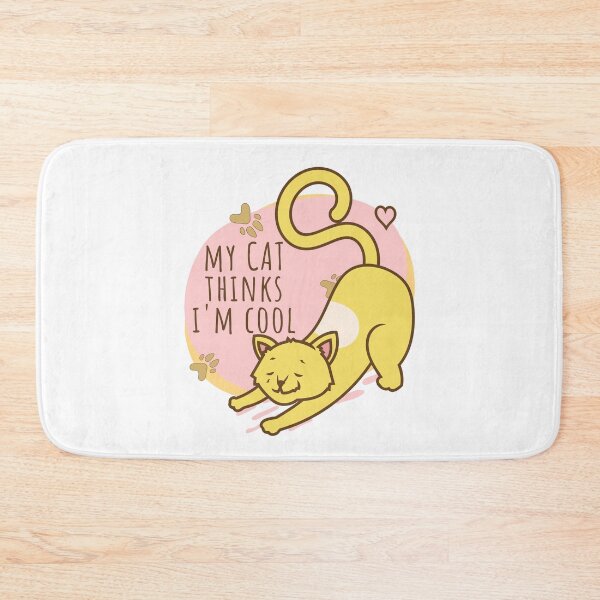 Item preview, My Cat Thinks I'm Cool Funny Cat Lover Gift designed and sold by NovaNookStudio.