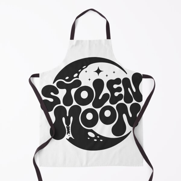 Item preview, Stolen Moon Retro Psychedelic Typography Design | Groovy Vintage Moon Artwork designed and sold by TialCorner.