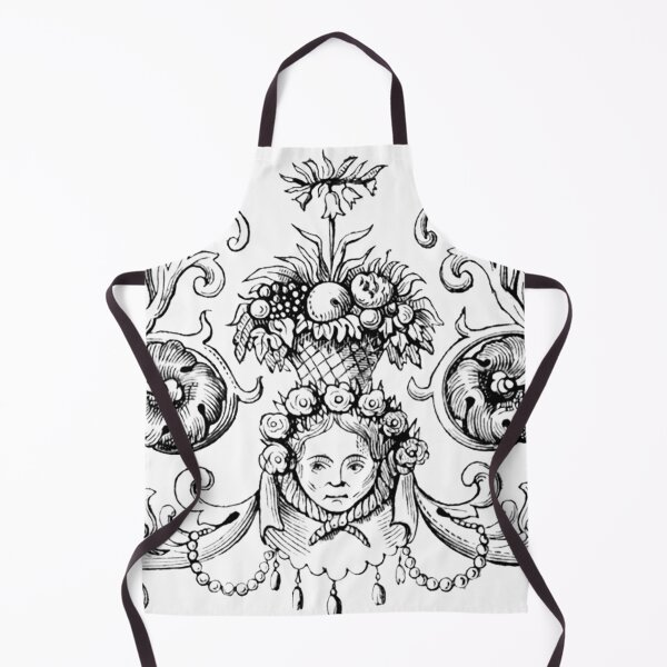 Item preview, Decorative Female Face with Fruit Basket designed and sold by Hedrin.