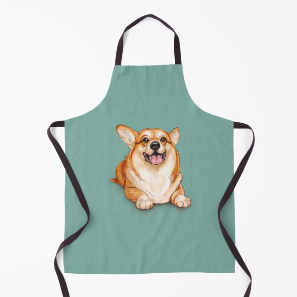 Item preview, Welsh corgi digital illustration designed and sold by Konopikyu.