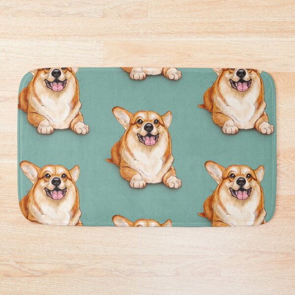 Item preview, Welsh corgi digital illustration designed and sold by Konopikyu.