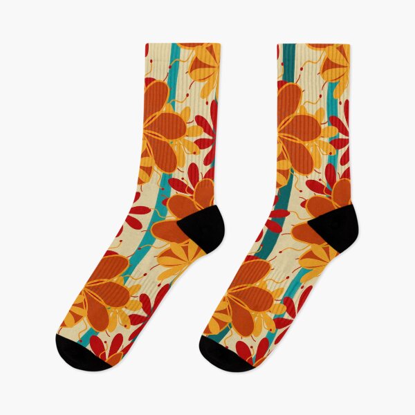 Item preview, Retro Summer Vibes E9 – Vintage floral Design  designed and sold by StefanStudioArt.