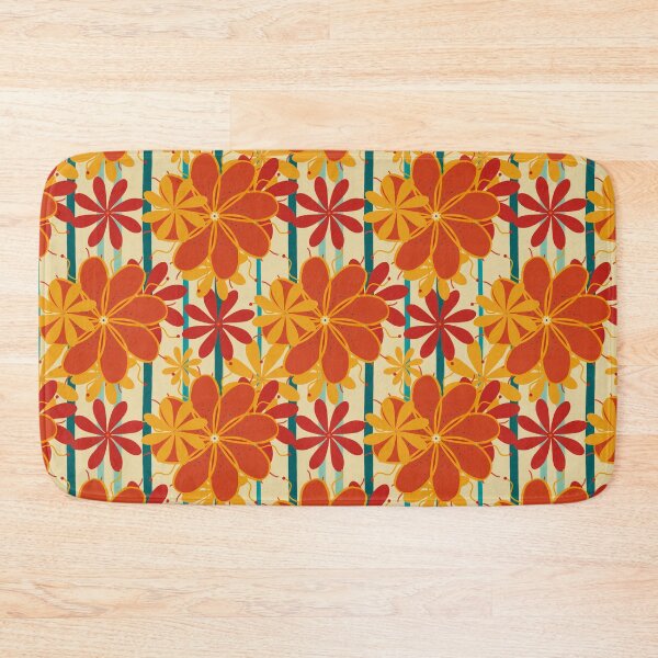 Item preview, Retro Summer Vibes E9 – Vintage floral Design  designed and sold by StefanStudioArt.