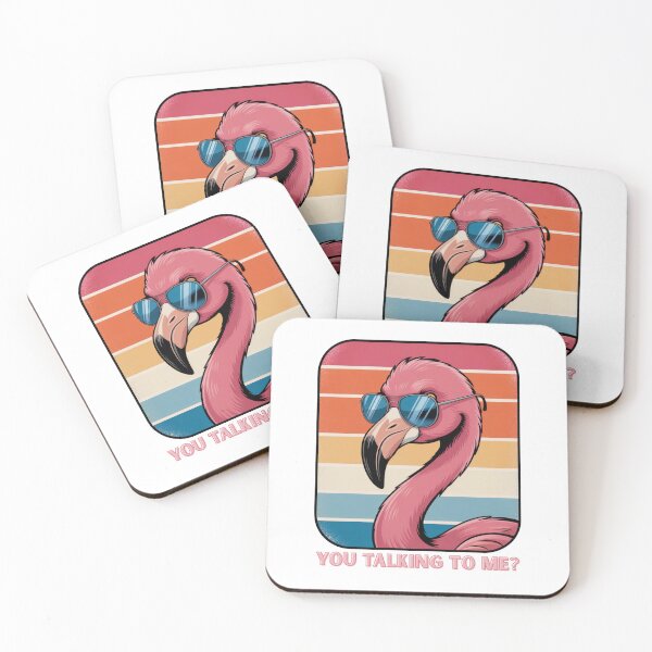 Item preview, You talking to me funny flamingo sunglasses design designed and sold by CleanDecor.