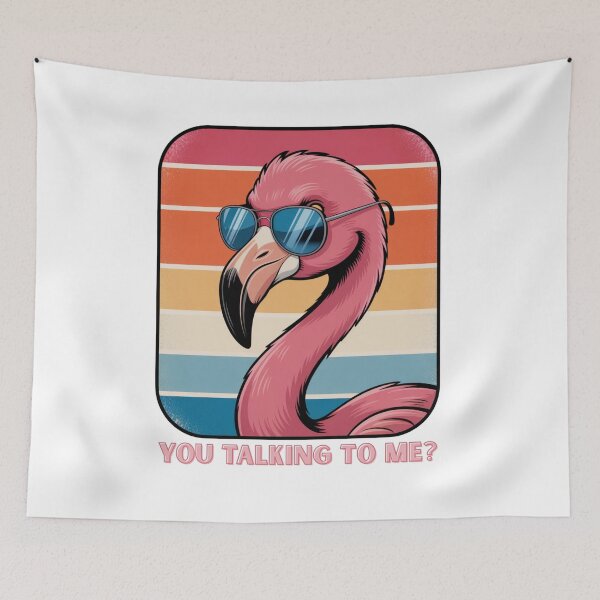 Item preview, You talking to me funny flamingo sunglasses design designed and sold by CleanDecor.