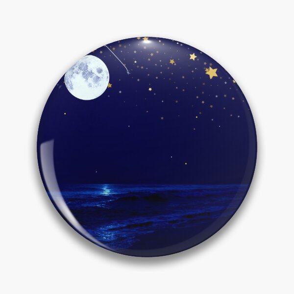 Item preview, Midnight Moon Sea Aesthetic designed and sold by FahdSpaceArt.