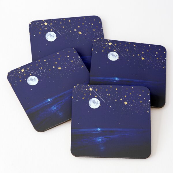 Item preview, Midnight Moon Sea Aesthetic designed and sold by FahdSpaceArt.