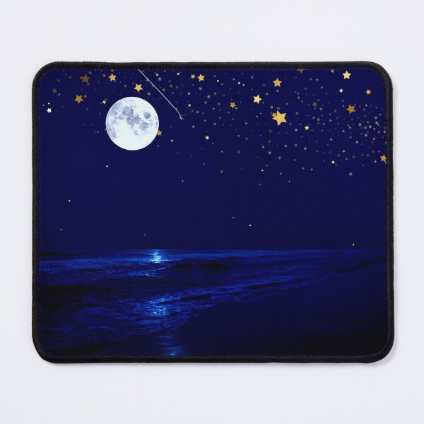 Item preview, Midnight Moon Sea Aesthetic designed and sold by FahdSpaceArt.