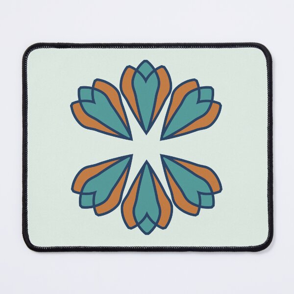 Item preview, The Symmetrical Floral Emblem designed and sold by Nadiacreativity.