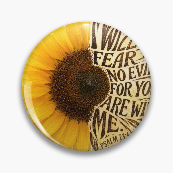 Item preview, Yellow Psalm 23 Sunflower designed and sold by Maria Dryfhout.