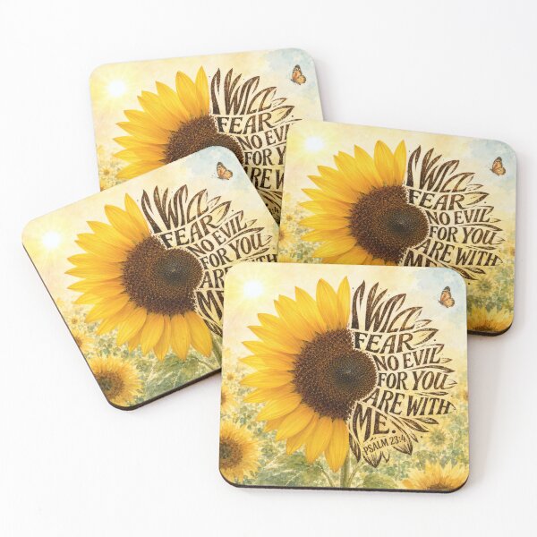 Item preview, Yellow Psalm 23 Sunflower designed and sold by Maria Dryfhout.