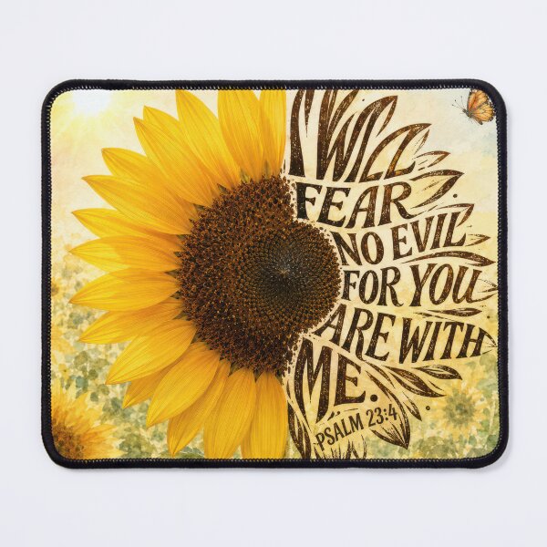Item preview, Yellow Psalm 23 Sunflower designed and sold by Maria Dryfhout.