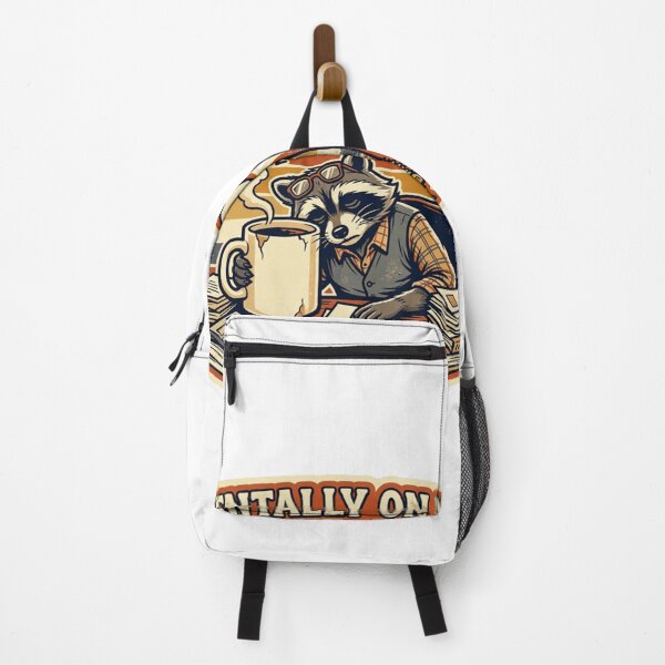 Item preview, Mentally On PTO Retro Raccoon – Funny Corporate Burnout Meme designed and sold by Dada-arts.