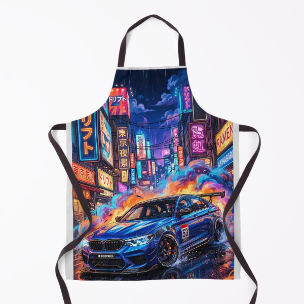 Item preview, Vibrant Smoke Midnight City Race Car Illustration designed and sold by RevUpDesign.