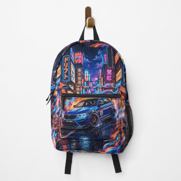 Item preview, Vibrant Smoke Midnight City Race Car Illustration designed and sold by RevUpDesign.