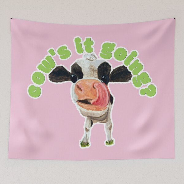Item preview, Cow's it Going? Chamomile the Cow designed and sold by Blackberries & Moss.