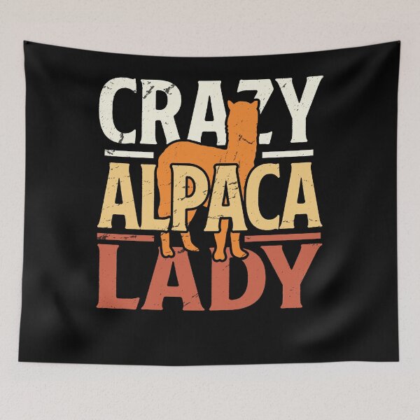 Item preview, Crazy Alpaca Lady designed and sold by SiarheiYur.
