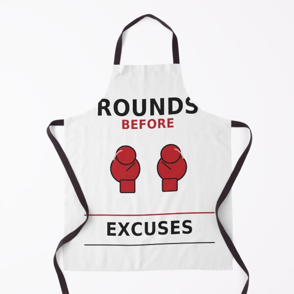 Item preview, ROUNDS BEFORE EXCUSES designed and sold by OfficeFighter.