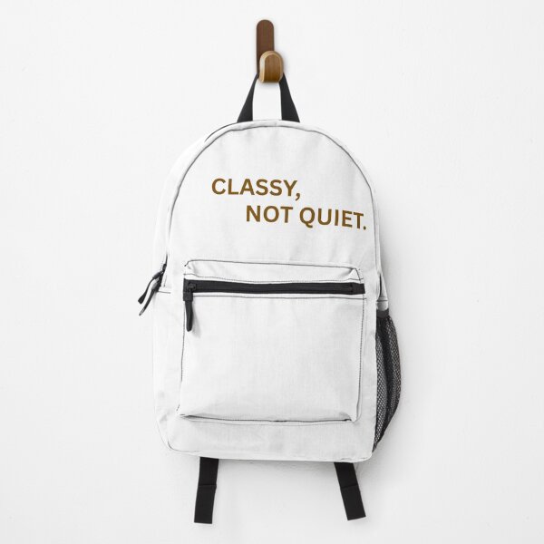 Item preview, Classy Not Quiet Minimalist Typography Quote designed and sold by VibeoCanvasShop.