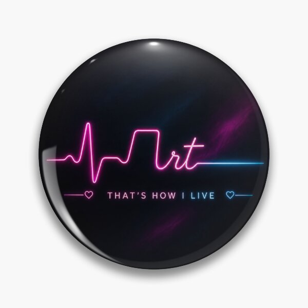 Item preview, RT Life Neon Heartbeat | Respiratory Therapist designed and sold by CollectionsJEm.