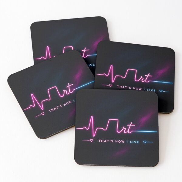 Item preview, RT Life Neon Heartbeat | Respiratory Therapist designed and sold by CollectionsJEm.