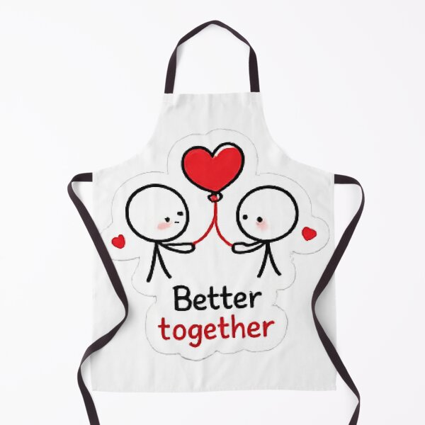 Item preview, Romantic Couple Holding Heart Balloon Art designed and sold by Northline Creative.