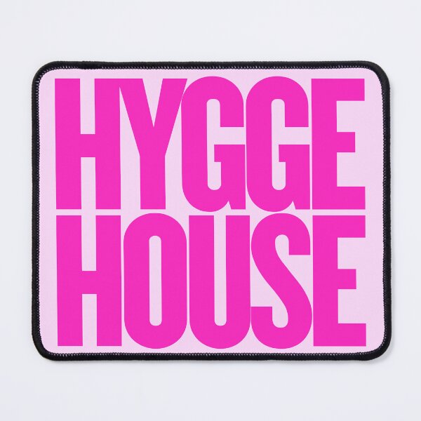 Item preview, Hygge House - Bold Neon Pink Typography designed and sold by MerchPOW.