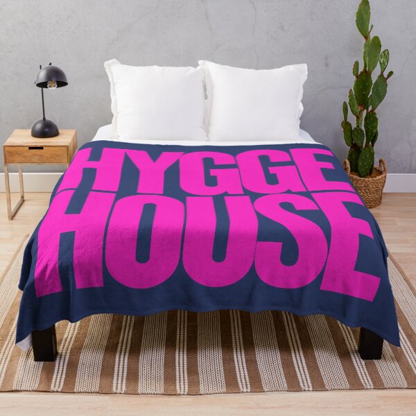 Item preview, Hygge House - Bold Neon Pink Typography designed and sold by MerchPOW.