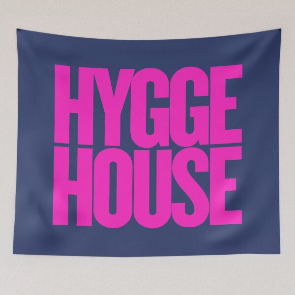 Item preview, Hygge House - Bold Neon Pink Typography designed and sold by MerchPOW.