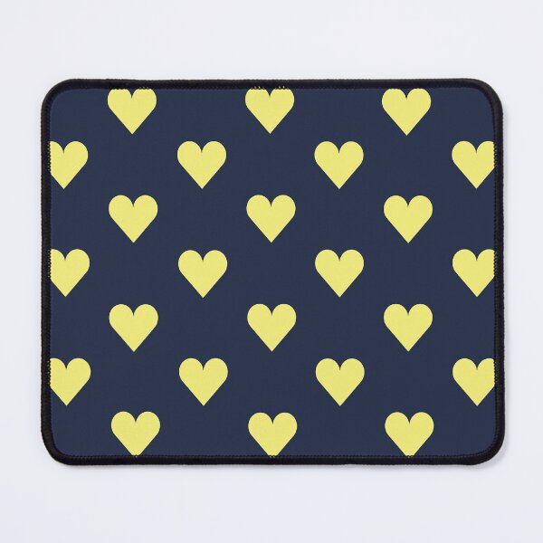 Item preview, Medium YELLOW & NAVY BLUE LOVE HEARTS designed and sold by RachelMacht.