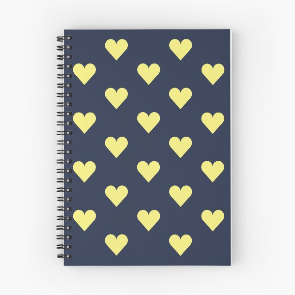Item preview, Medium YELLOW & NAVY BLUE LOVE HEARTS designed and sold by RachelMacht.