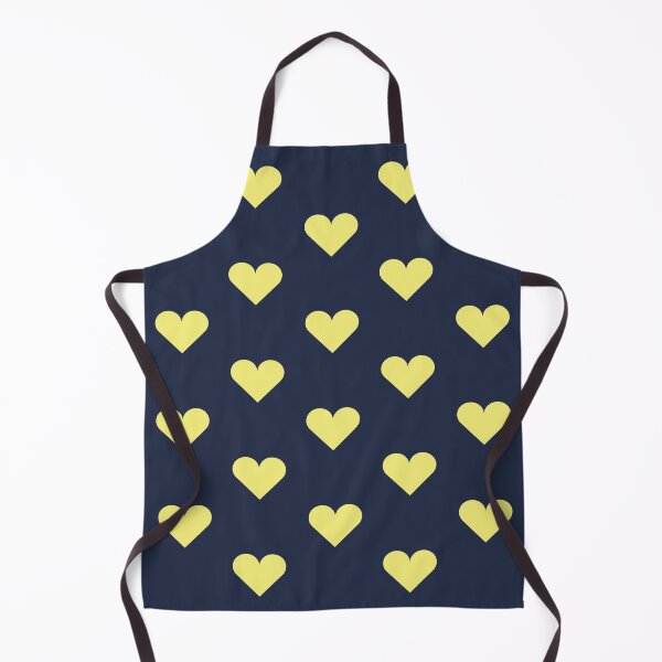 Item preview, Medium YELLOW & NAVY BLUE LOVE HEARTS designed and sold by RachelMacht.