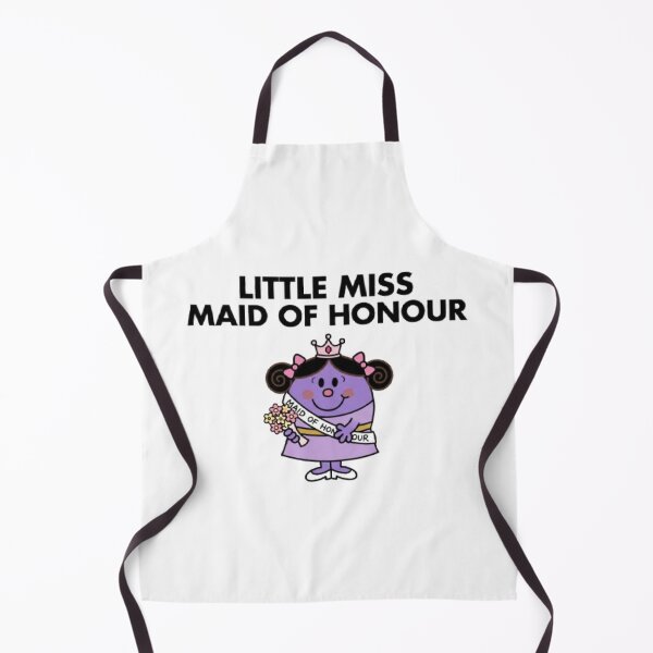 Item preview, Little Miss Maid Honour Character Funny Cute Girl Purple Cartoon Mr Men Animation designed and sold by SamiraArts.