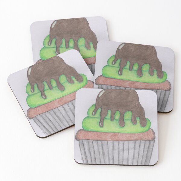Item preview, Mint chocolate cupcake  designed and sold by Artbysarah23.