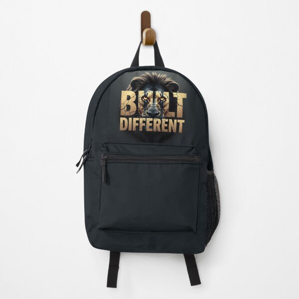 Item preview, Built Different Lion Mindset Dark Streetwear Typography Design designed and sold by Vajid Designs .