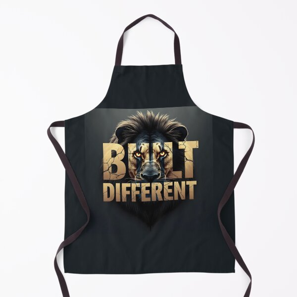 Item preview, Built Different Lion Mindset Dark Streetwear Typography Design designed and sold by Vajid Designs .