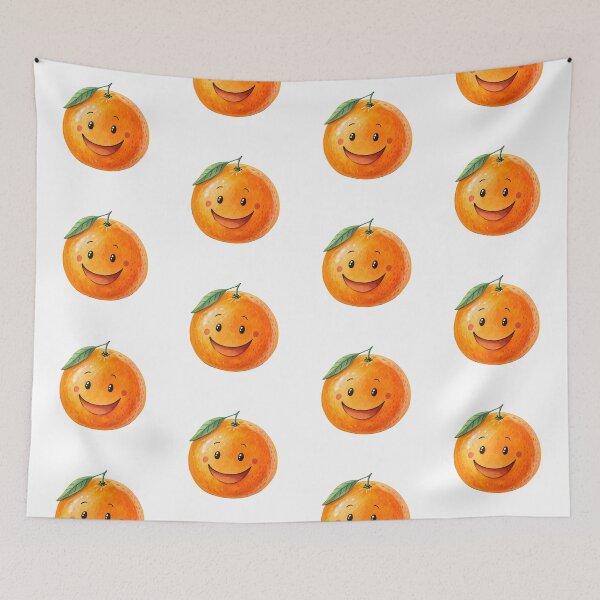 Item preview, Smiling orange designed and sold by trendspatterns.
