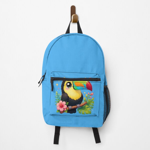Item preview, Kawaii Keel-Billed Toucan – Cute Tropical Bird Chibi Art designed and sold by MarekoraStudio.