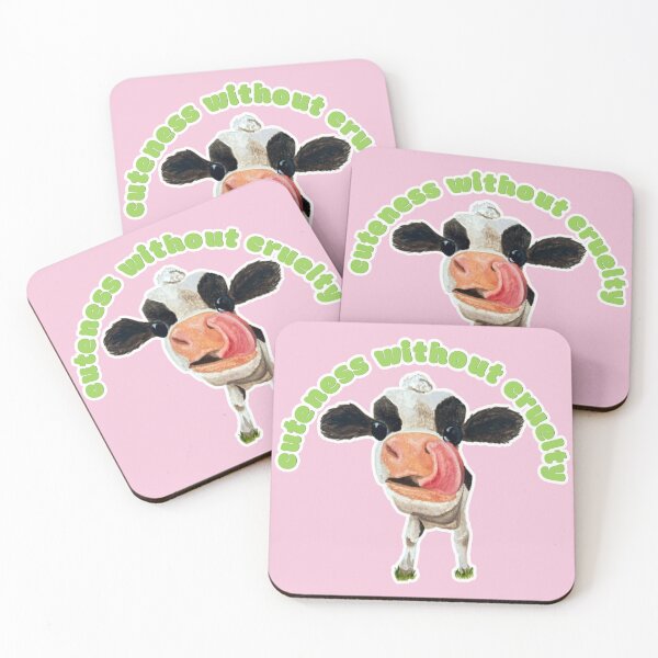 Item preview, Cuteness Without Cruelty Chamomile the Cow designed and sold by Blackberries & Moss.