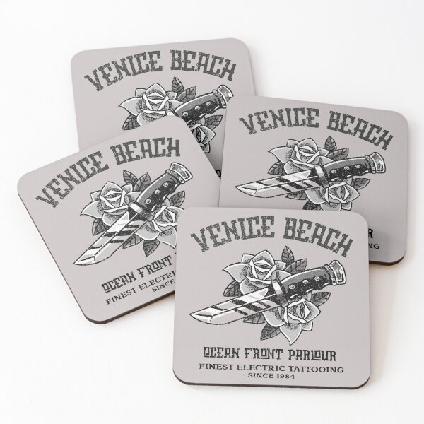 Item preview, Venice Beach Tattoo Parlour, Old School, Vintage, Shop Logo designed and sold by Proverbial Wisdom Design.