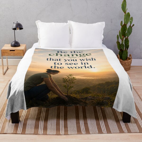 Item preview, Change the world designed and sold by QuotesToArt.